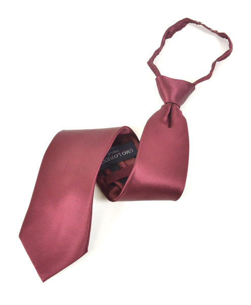 Silk Solid Zipper Tie SSZ1301 - Caterwear.com