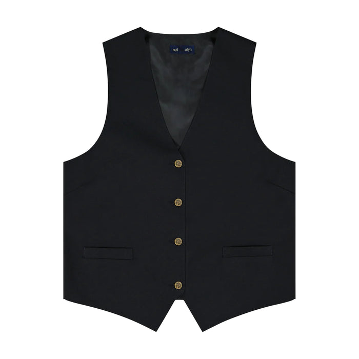 Women's 5 Button Vest - No Lapel