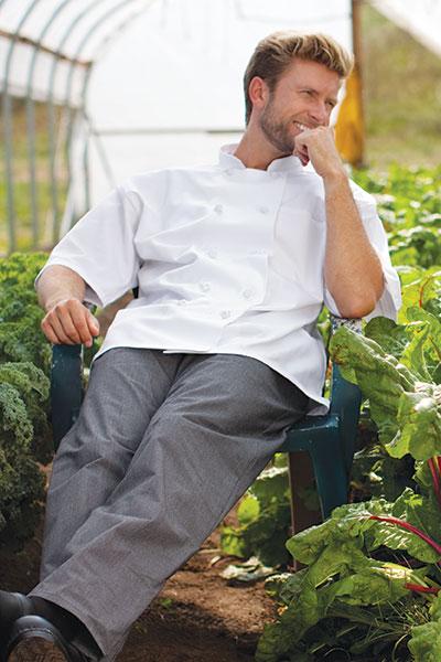 Antigua Chef Coat White - Caterwear.com