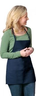 Bib Apron 22" - Two Pocket Promo - Non-Adj Neck - Caterwear.com