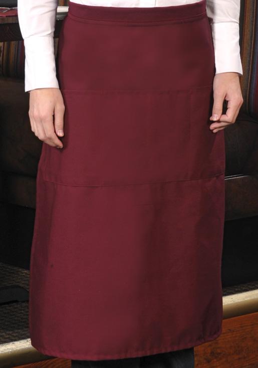High Quality - Full Length Bistro Apron -Three Pocket - Caterwear.com