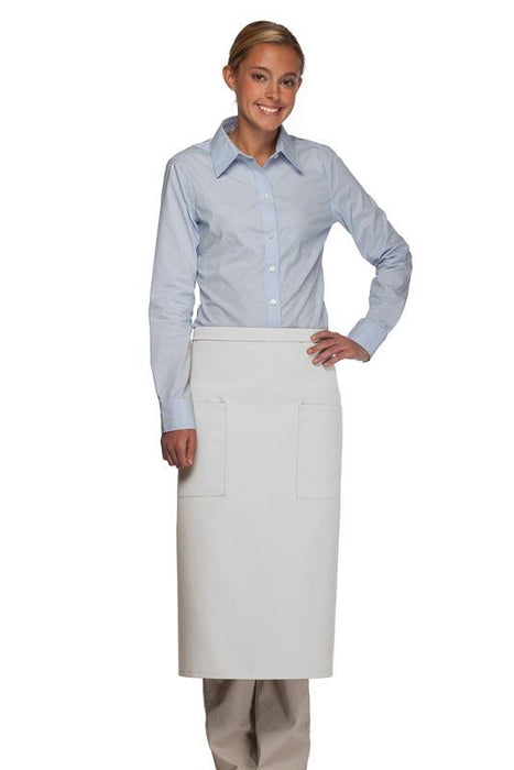 High Quality - Full Length Bistro Apron-Two Pocket - Caterwear.com