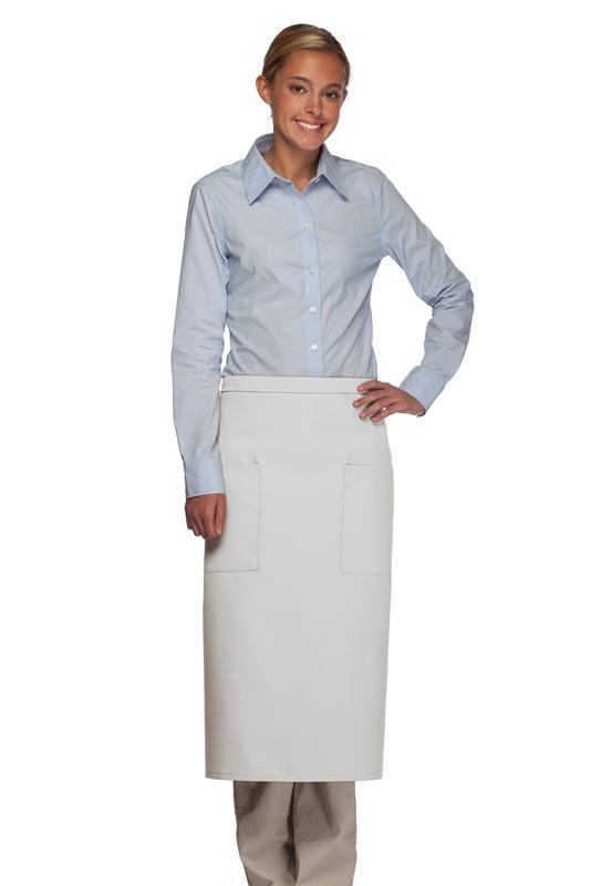 High Quality - Full Length Bistro Apron-Two Pocket - Caterwear.com