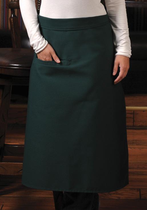 High Quality - Full Length Bistro Apron w/Inset Pocket - Caterwear.com