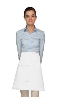 High Quality - Half Bistro Apron - One Pocket w/ Pencil Divide - Caterwear.com