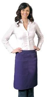 High Quality - One Pocket 3/4-Bistro Apron w/Pencil Divide - Caterwear.com