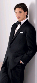 Men's One Button Full Tuxedo Jacket - Caterwear.com