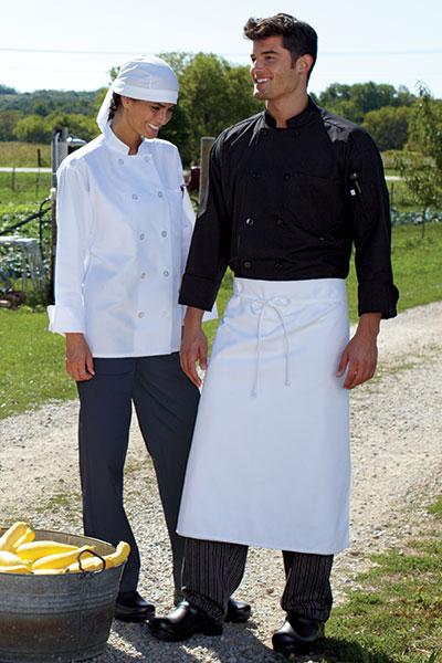 Classic 5.2 Oz Poplin Chef Coat Black - Caterwear.com