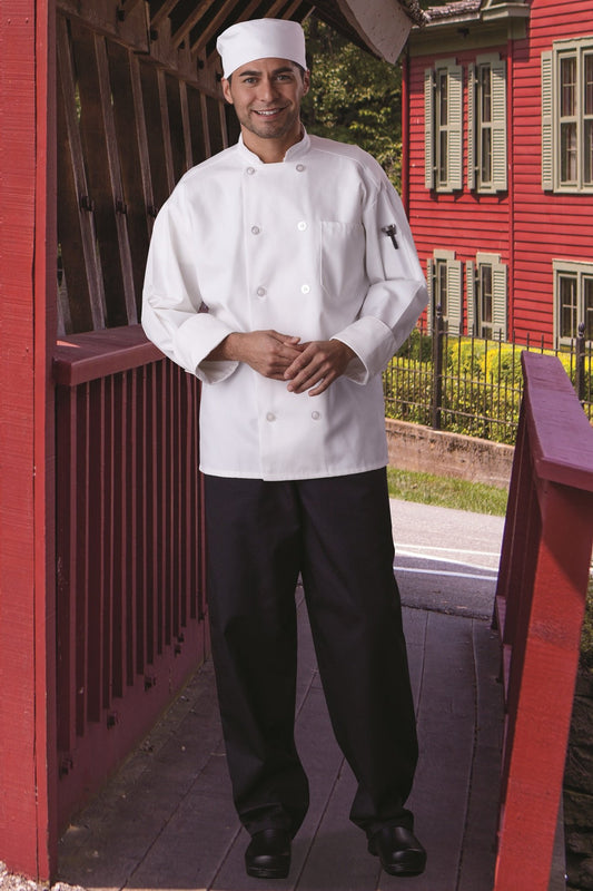 Classic Baggy Chef Pant 2" Elastic Waist - Caterwear.com
