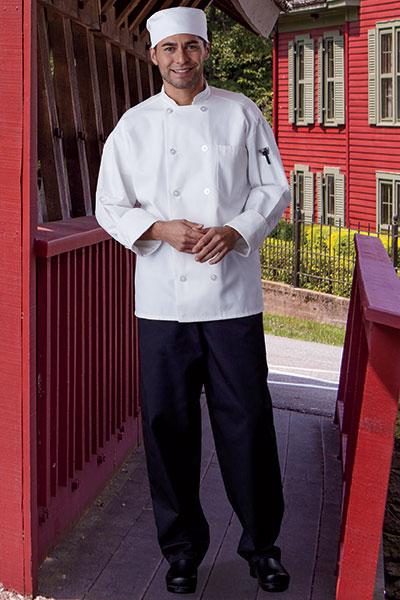 Classic With Mesh Chef Coat - Caterwear.com