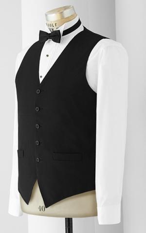 Men's 5 Button Vest - No Lapel - Caterwear.com