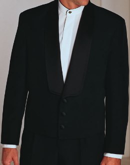 Men's Three-Button Shawl Eton Jacket