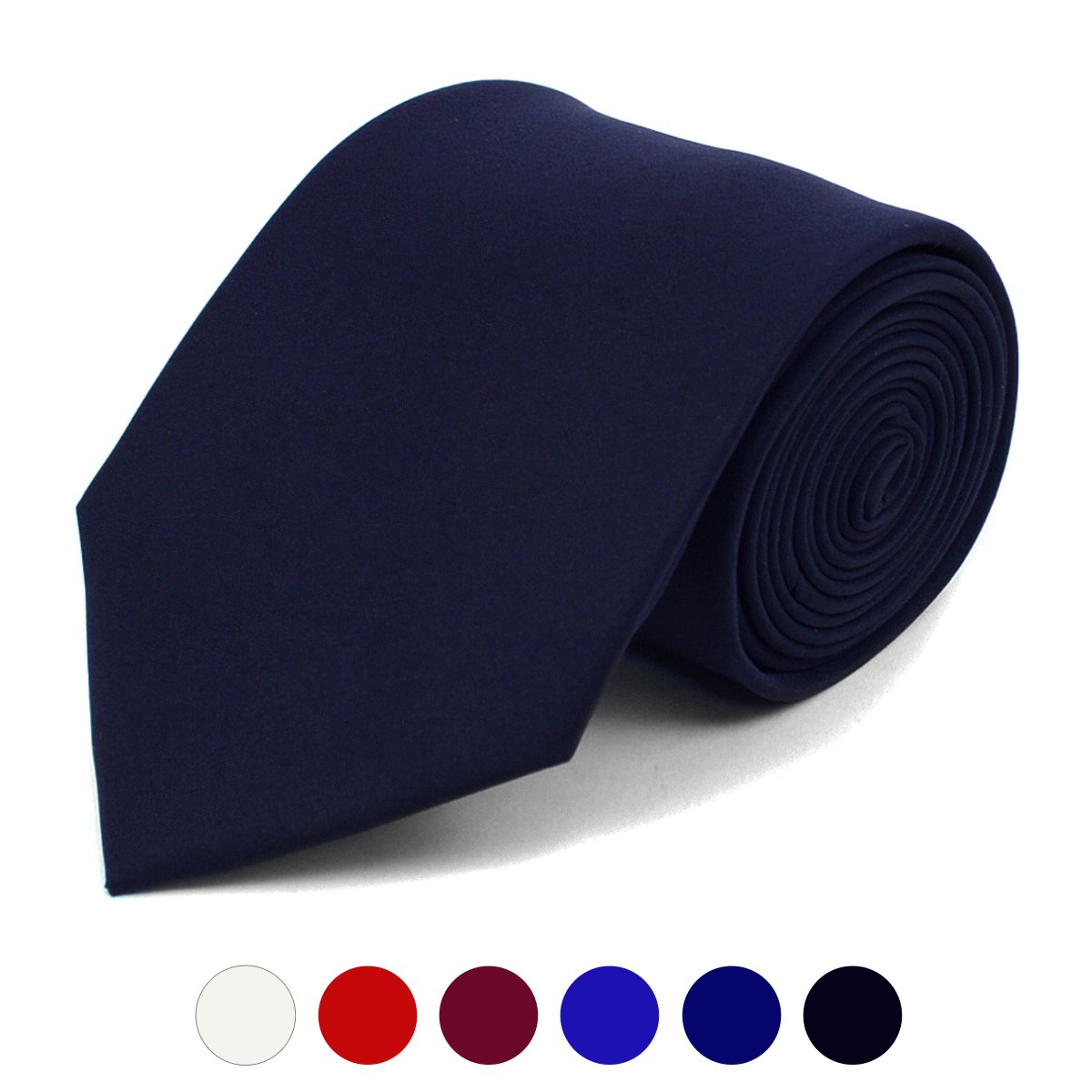 Non-shiny Poly Solid CVC Tie PSF1701 - Caterwear.com