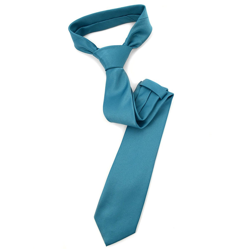 Poly Satin Solid 2.75" Slim Tie PSS2501 - Caterwear.com