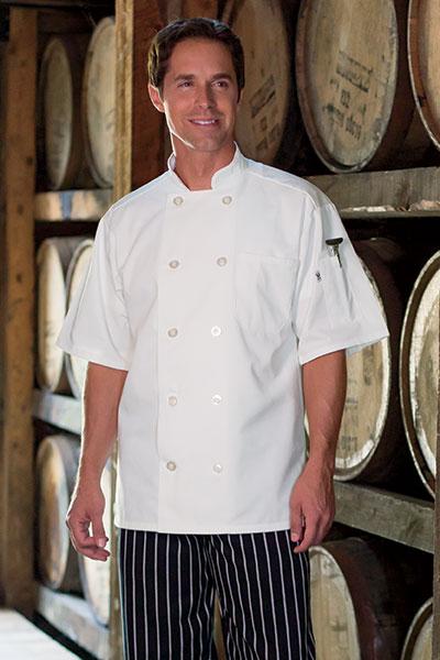 South Beach Short Sleeve Chef Coat - Caterwear.com